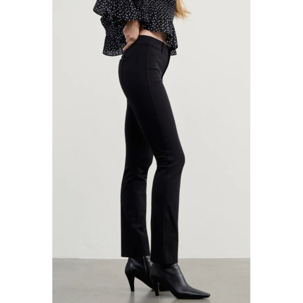 NWOT AYR The Daily Dose Pants Women 28 Black Minimalist Office Wear Career Chic
